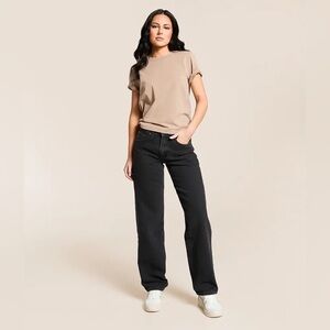 Levi’s 94 Baggy Jeans Black Wide Barrel Length 31 Denim Pants Mom